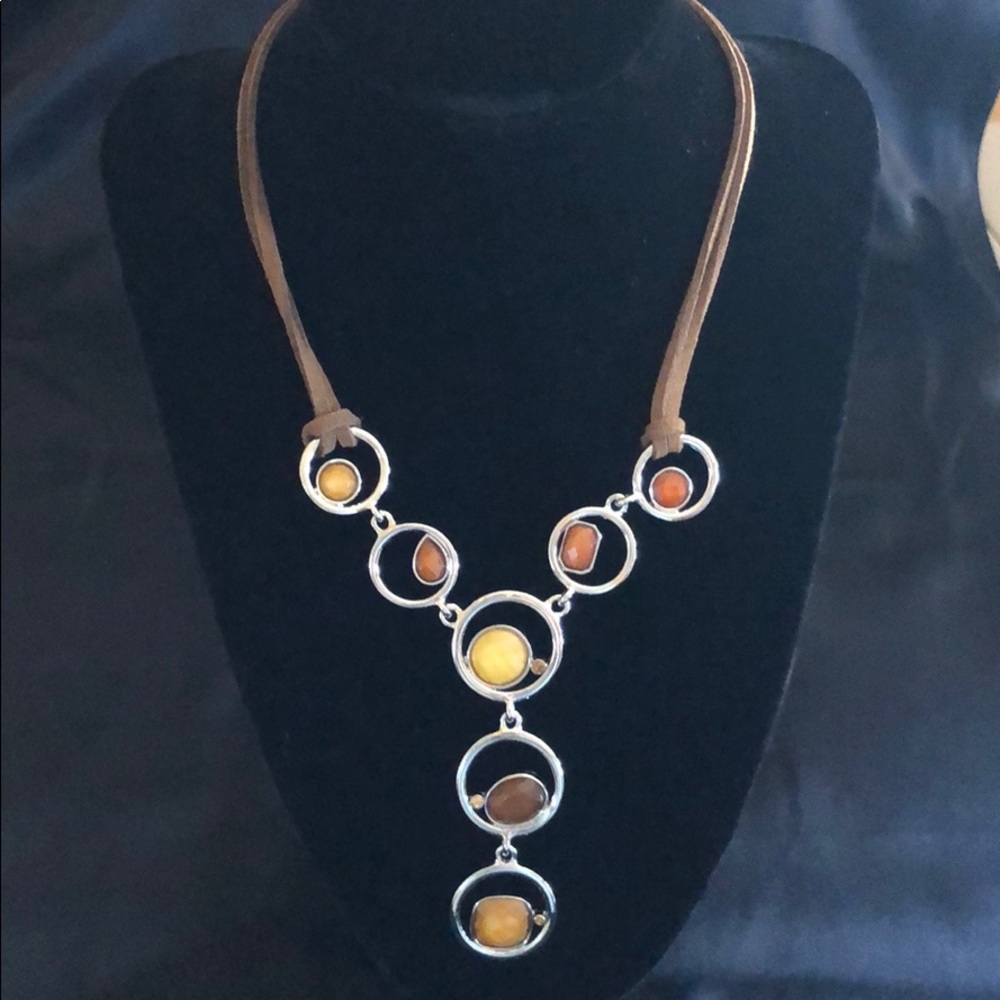 Lia Sophia Multi-Stone Necklace